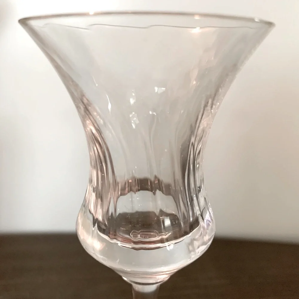 MIKASA AUSTRIA SET OF CRYSTAL CANDLE STICK HOLDERS